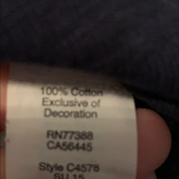 Madewell Bien Fait Navy & White Sweatshirt Small - Picture 5 of 5